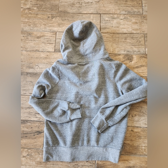 Aviator Nation 5 STRIPE HOODIE - HEATHER GREY // BLUE - Picture 8 of 8